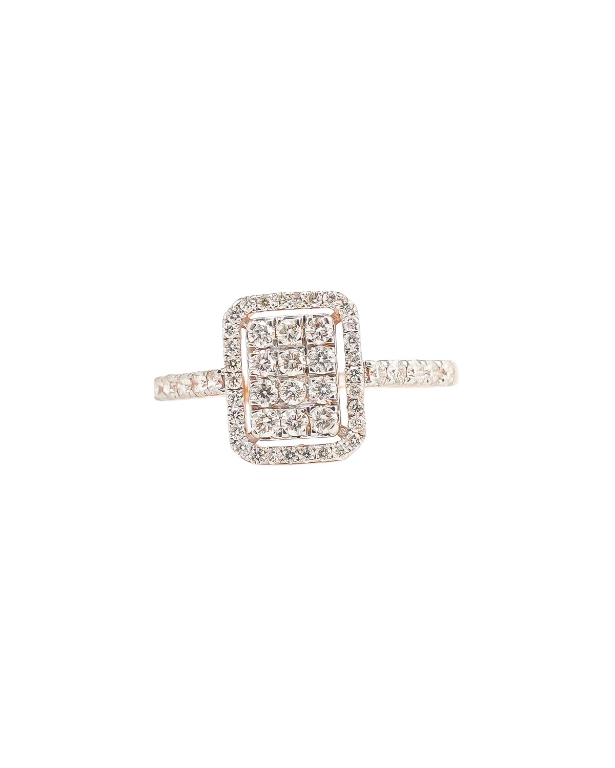 Crystal Bloom Diamond Ring